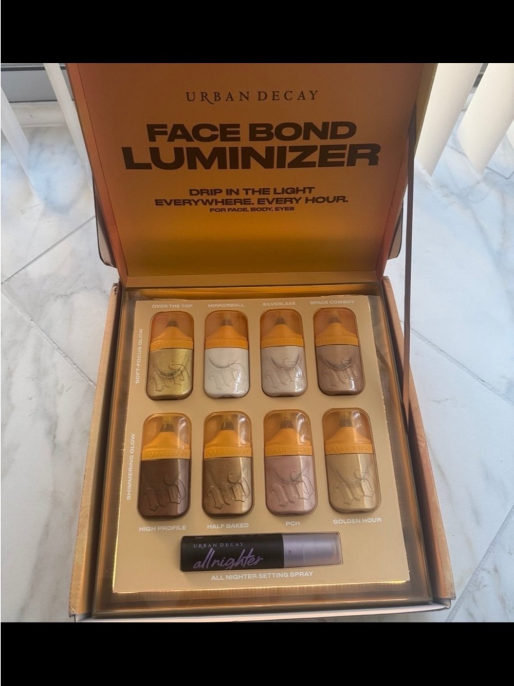 Exclusive Urban Decay Face Bond Luminizer Set - Gold & Bronze Tones